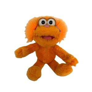 Sesame Street Zoe Plush Orange Muppet Jim Henson Kid Dimension 94 Vintage 14”